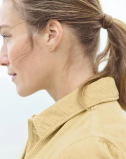 New Caroll Surchemise en Velours côtelé Kala citron