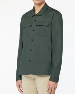 Homme Hackett London Surchemise Regular Fit Worker verte