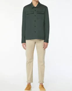 Homme Hackett London Surchemise Regular Fit Worker verte