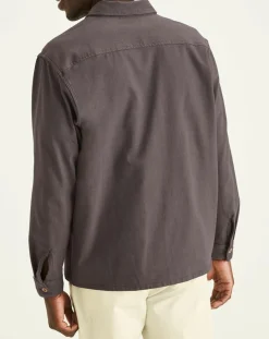 Clearance Dockers Surchemise Smart 360 Flex Relaxed prune foncé