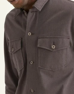 Clearance Dockers Surchemise Smart 360 Flex Relaxed prune foncé