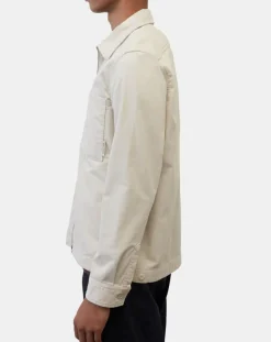 Homme Marc O'Polo Surchemise zippée en Velours milleraies écrue