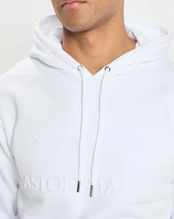 New Hackett London Sweat à capuche Aston Martin Racing blanc