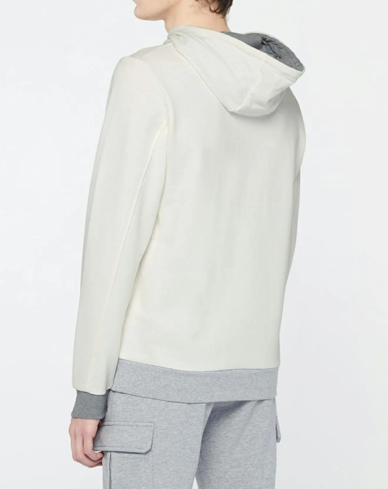 Homme Hackett London Sweat à capuche blanc