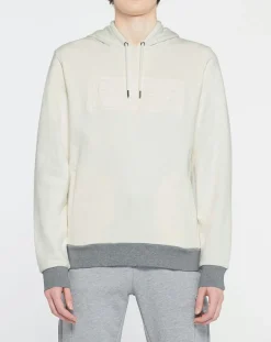Homme Hackett London Sweat à capuche blanc