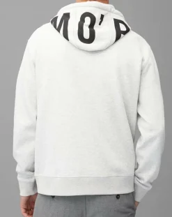 Homme Marc O'Polo Sweat à Capuche Full Zip gris clair