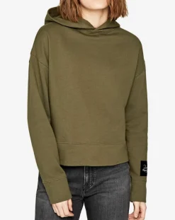 Sale Pepe Jeans Sweat à capuche Patch kaki