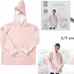 Enfant Home Deco Factory Sweat à Capuche rose