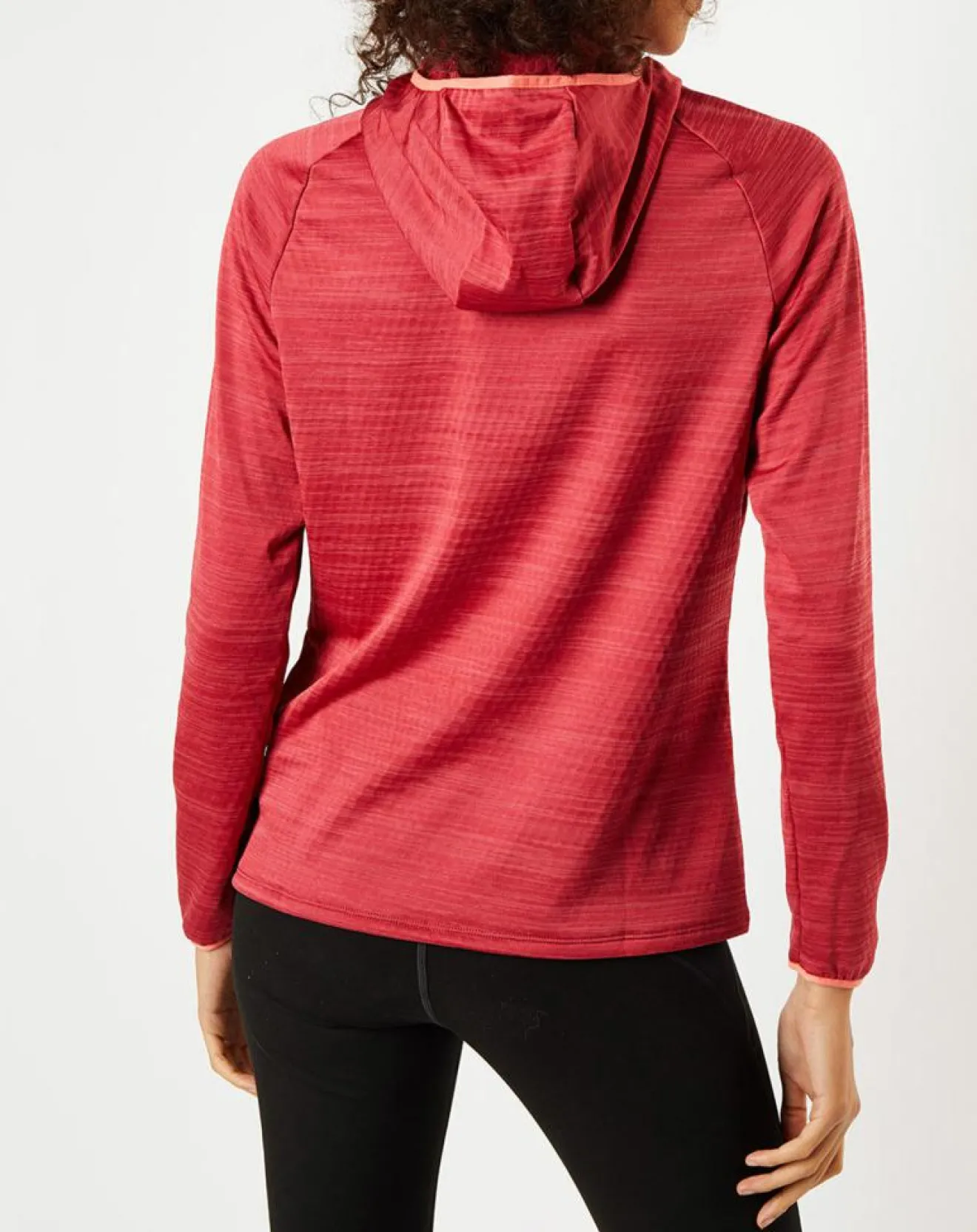 Hot Odlo Sweat à capuche Run Easy Warm rouge