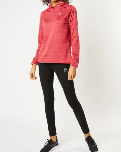 Hot Odlo Sweat à capuche Run Easy Warm rouge