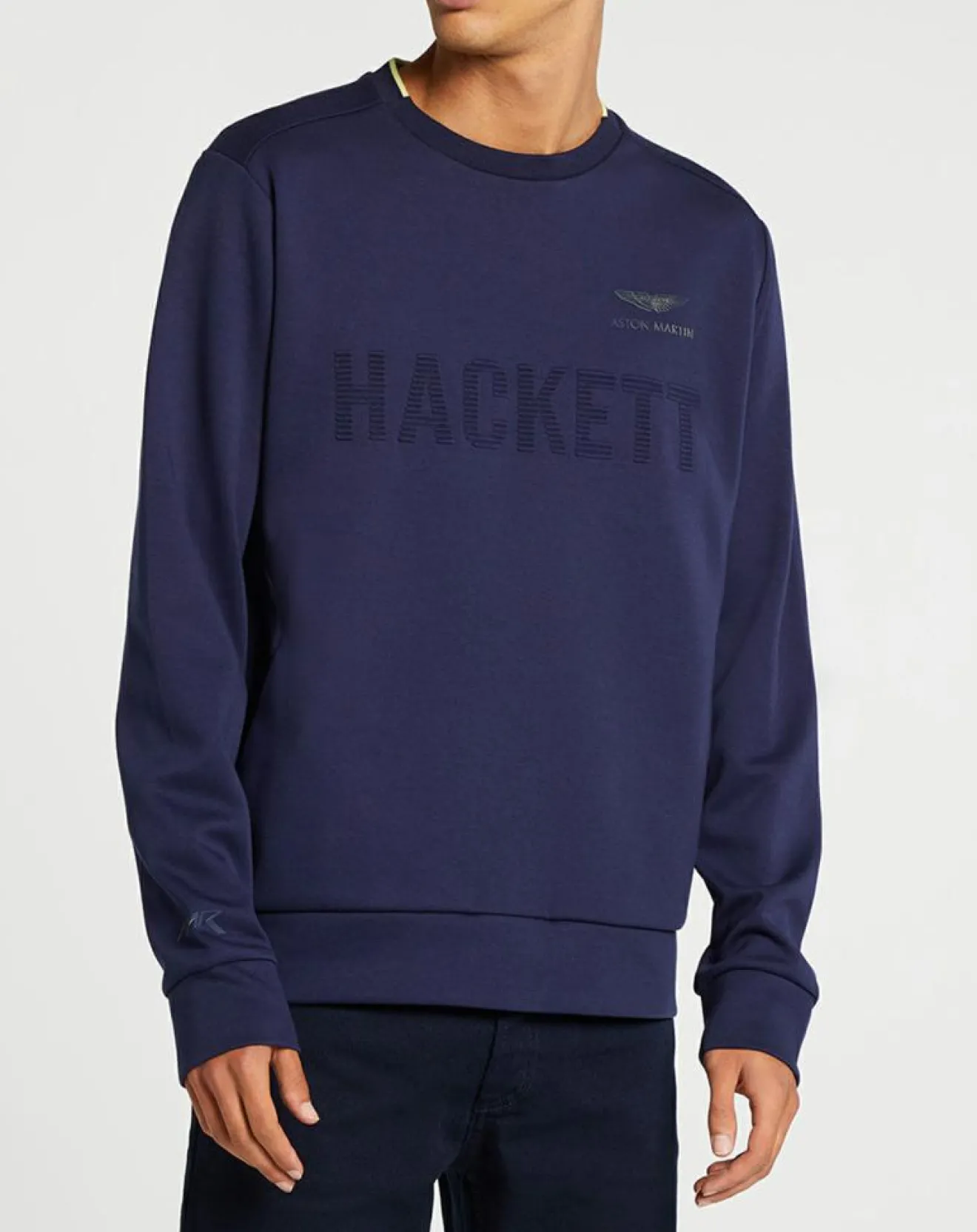 Homme Hackett London Sweat Aston Martin Racing bleu marine