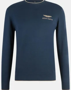 Homme Hackett London Sweat Aston Martin Racing bleu marine