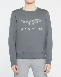 Homme Hackett London Sweat Aston Martin Racing gris