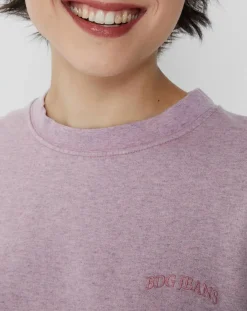 Sale BDG by Urban Outfitters Sweat bubble hem rose clair