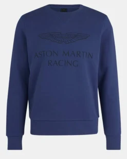 Sale Hackett London Sweat Classic Aston Martin Racing bleu foncé