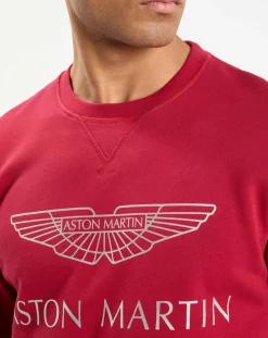 Hot Hackett London Sweat col rond Aston Martin Racing rouge