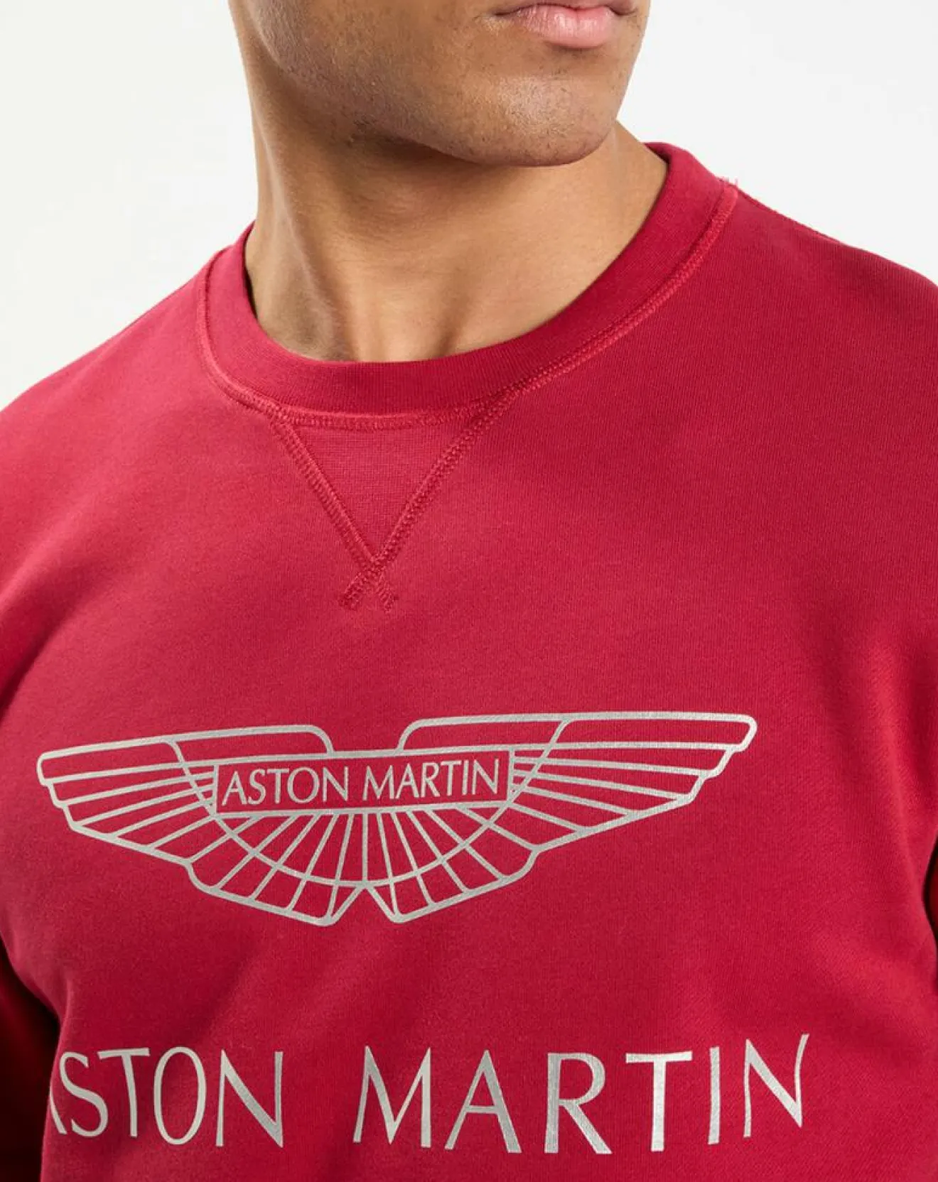 Hot Hackett London Sweat col rond Aston Martin Racing rouge
