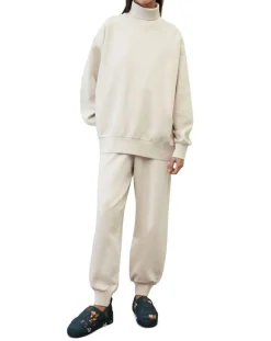 Femme Marc O'Polo Sweat col roulé molletonné écru