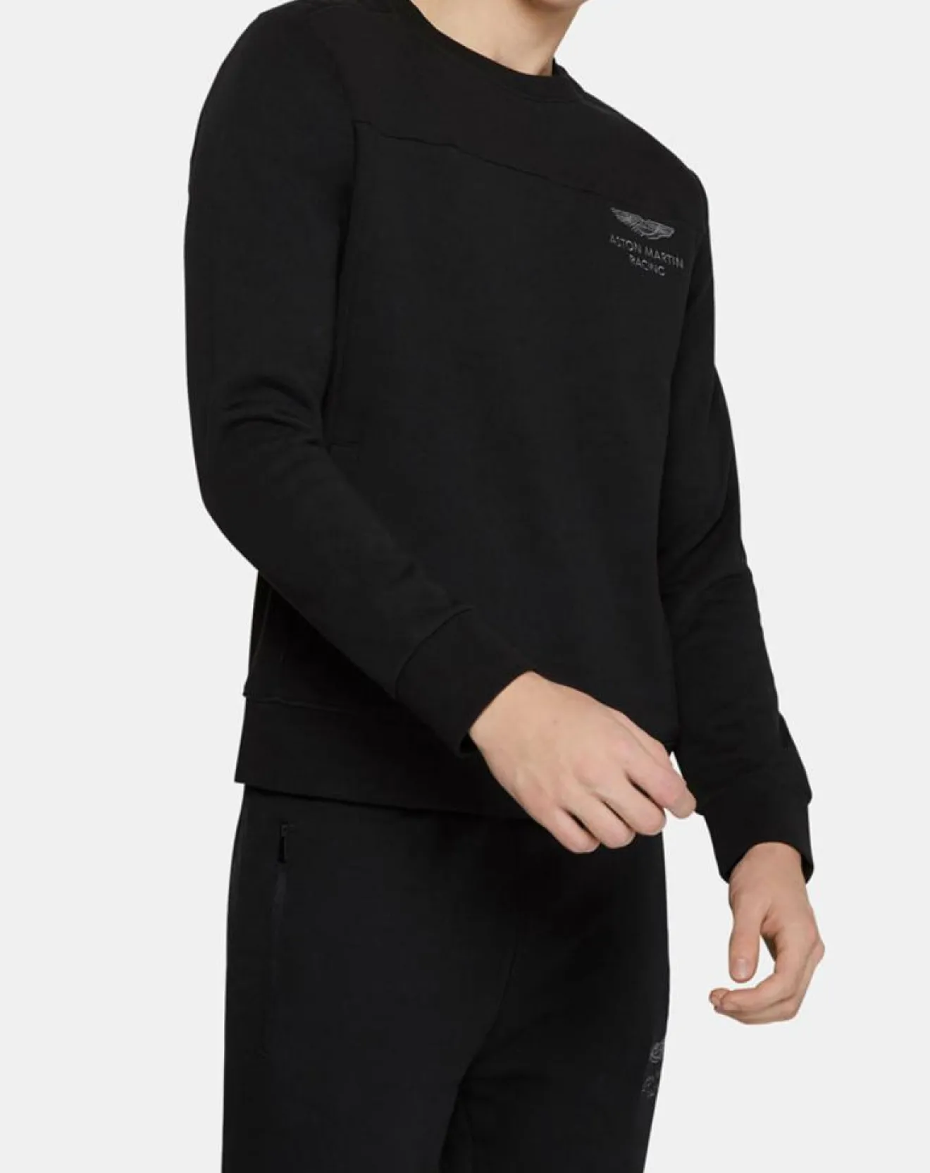 Hot Hackett London Sweat Color Block Aston Martin Racing noir