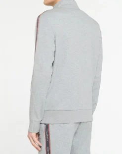 Homme Hackett London Sweat Galon Aston Martin Racing gris chiné