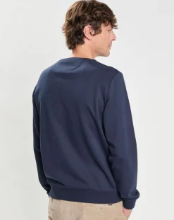 Clearance Hackett London Sweat Harry Dog bleu marine