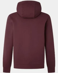 Homme Hackett London Sweat Hoodie Aston Martin Racing Embossé bordeaux