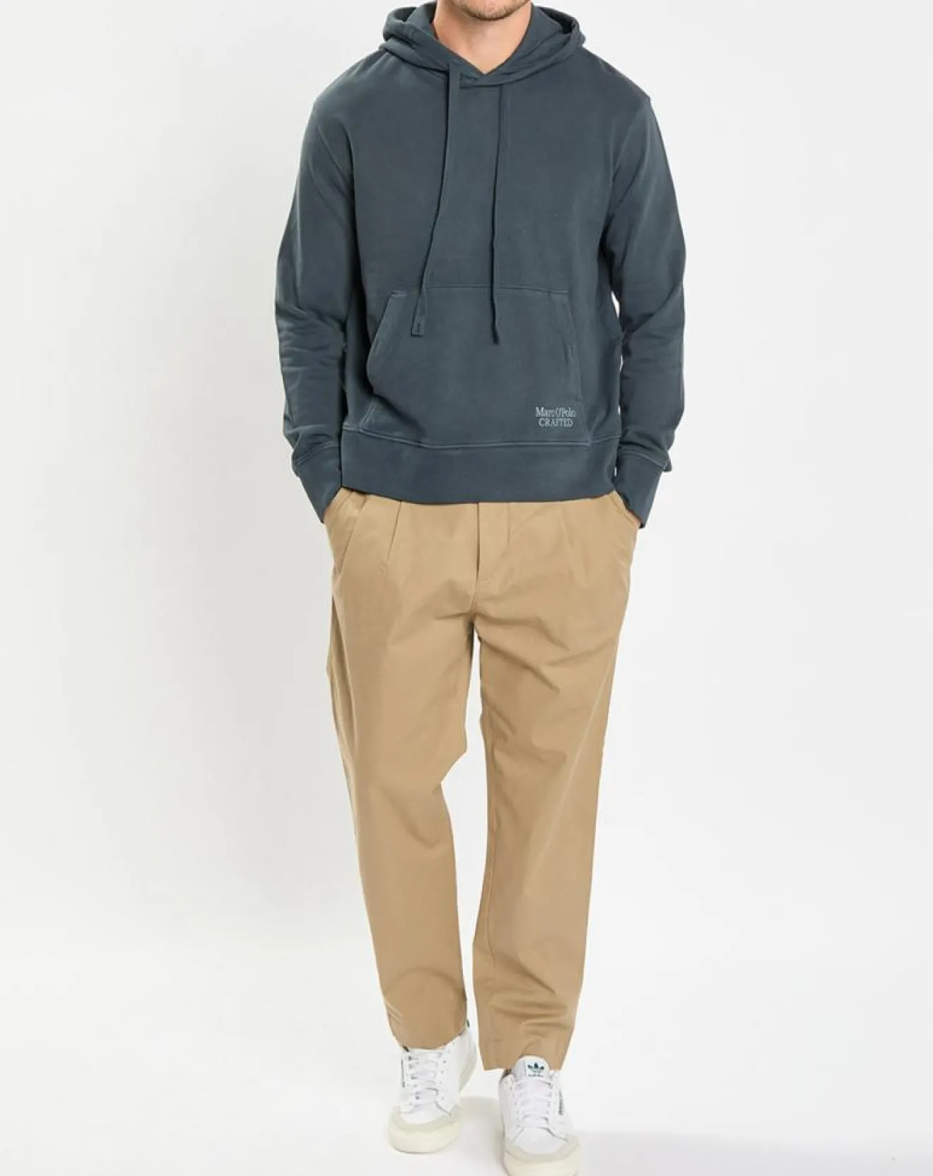 Outlet Marc O'Polo Sweat Hoodie Relax bleu marine