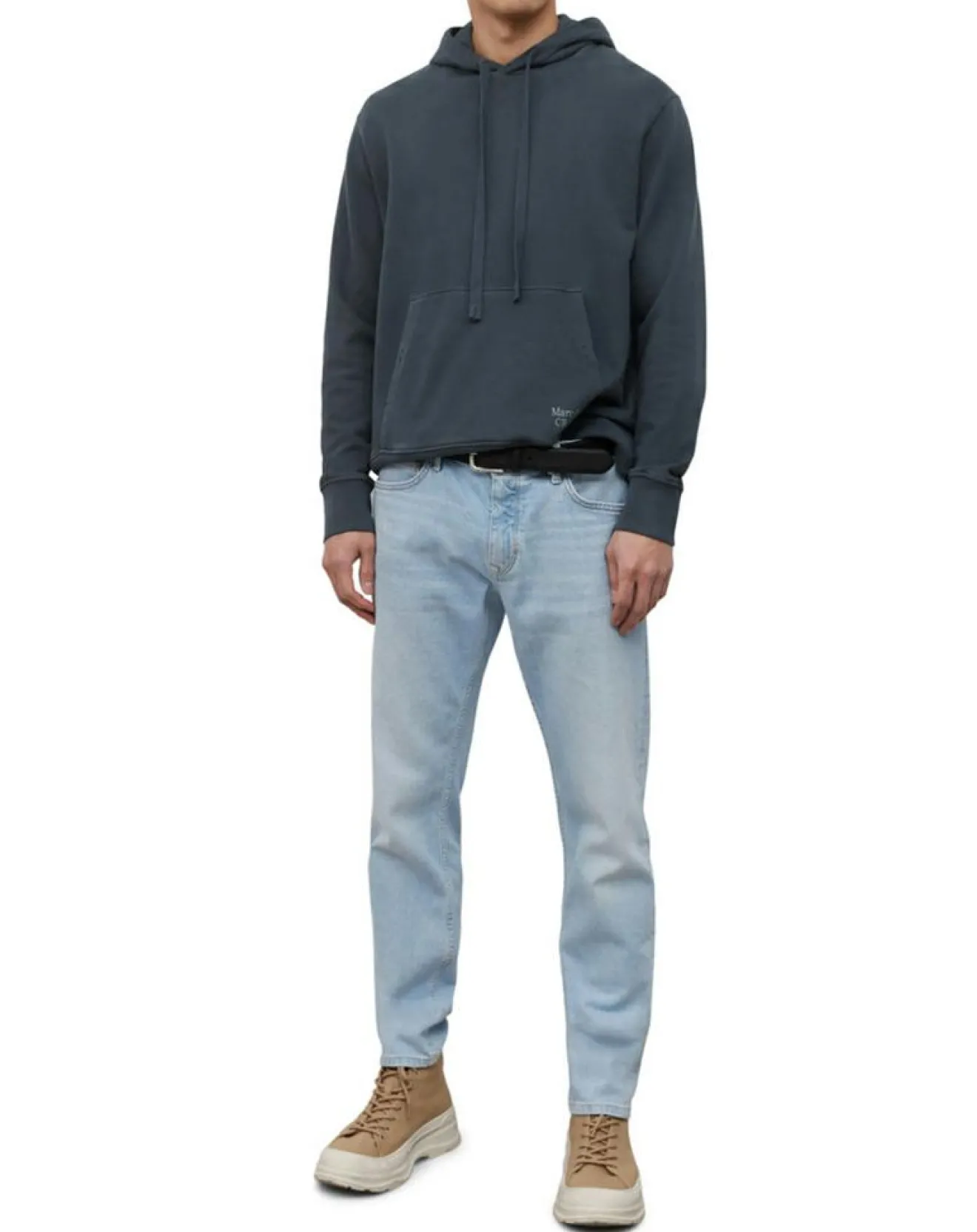 Outlet Marc O'Polo Sweat Hoodie Relax bleu marine