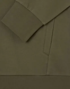 Homme Hackett London Sweat Hoodie zippé Mix kaki