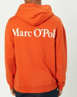 Marc O'Polo Sweat Hoody Logo Coton Organic orange
