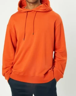 Marc O'Polo Sweat Hoody Logo Coton Organic orange