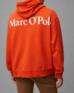 Marc O'Polo Sweat Hoody Logo Coton Organic orange