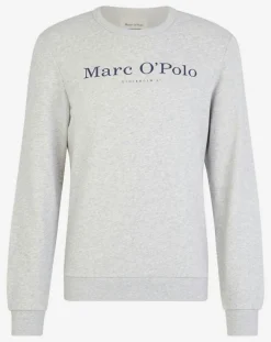Homme Marc O'Polo Sweat Logo gris chiné