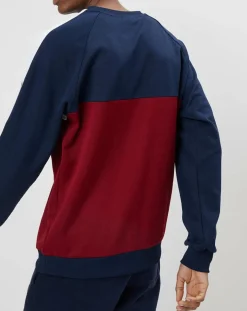 Online Fila Sweat Paavo marine/blanc/bordeaux