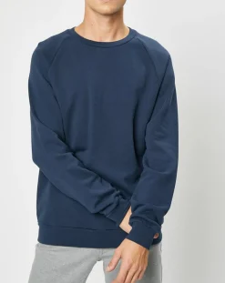 Homme Hackett London Sweat Raglan Crew bleu marine