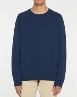 Homme Hackett London Sweat Raglan Crew bleu marine