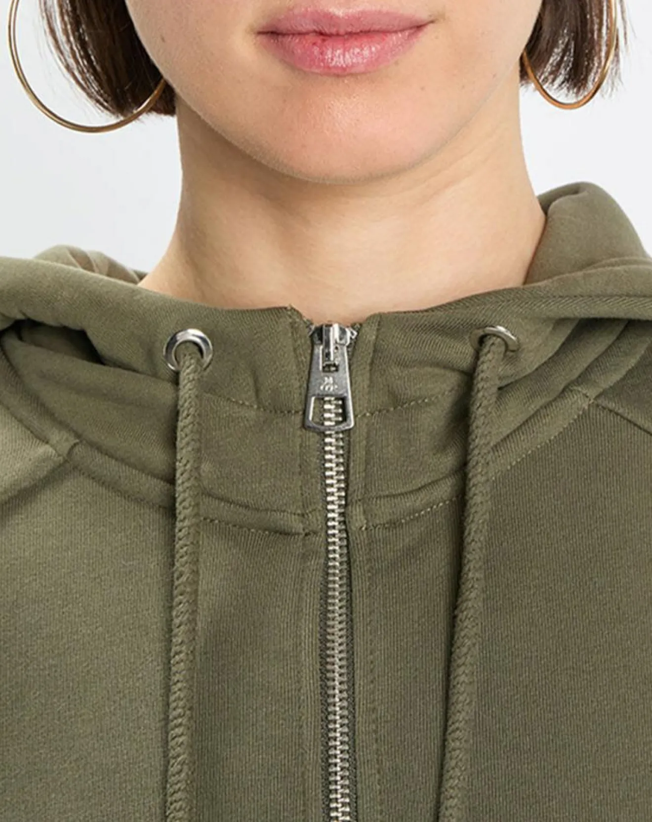 Hot Marc O'Polo Sweat sans manches à capuche kaki