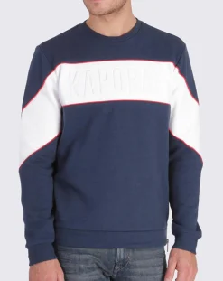 Online Kaporal 5 Sweat Wuline marine/blanc