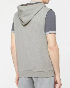 Best Hackett London Sweat zippé à capuche gris