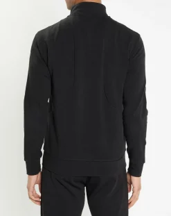 Homme Hackett London Sweat zippé col montant noir