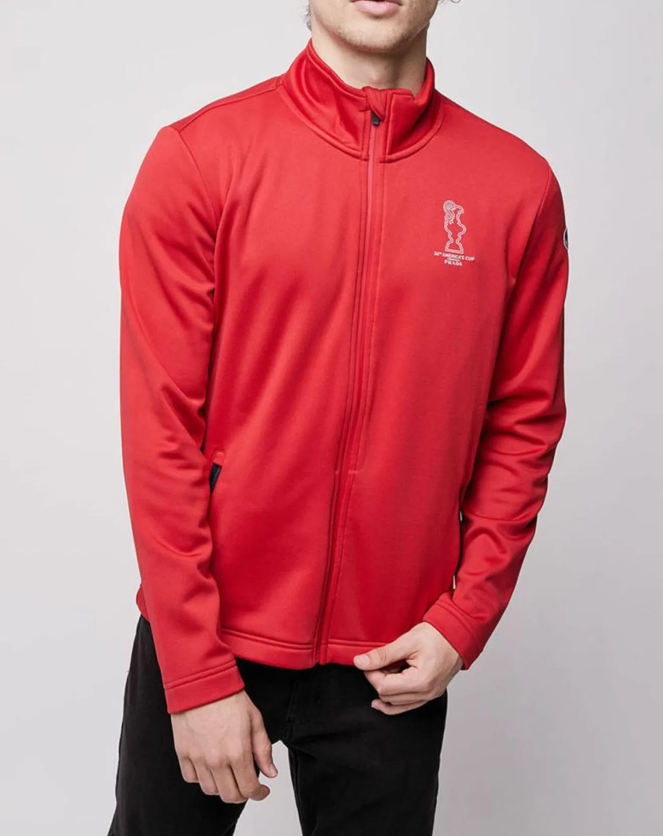 Homme North Sails Sweat zippé Cowes Micropolaire rouge