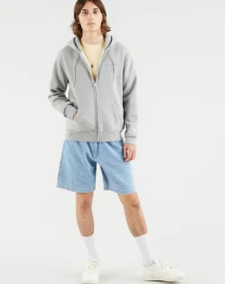 Homme Levi's® Sweat zippé Graphic Logo Outline gris