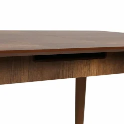 Hot Wooden Art Table à manger Retro marron -130+30x75x80 cm