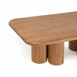 Bois & Chiffons Table basse 140 cm Acacia Maglan Marron - 140x80x45 cm