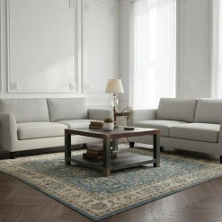 Bois & Chiffons Table basse carrée 80 cm Manguier Pushkar Naturel - 80x80x45 cm