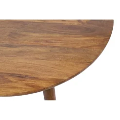 Bois & Chiffons Table basse losange 117X105X40 en manguier massif Marron - 117x105x40 cm