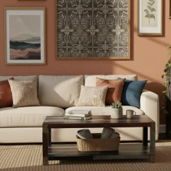 Bois & Chiffons Table basse rectangulaire 120x80cm Manguier Pushkar Naturel - 120x80x45 cm