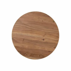 Best Bois & Chiffons Table basse ronde bois 80 cm Acacia Dimona Naturel - 80x80x45 cm