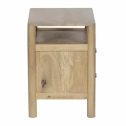 Hot Bois & Chiffons Table de chevet 2T Mango Matan Beige - 57x40x57 cm