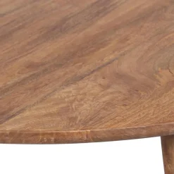 Bois & Chiffons Table de repas losange en manguier massif marron - 136x132x75 cm